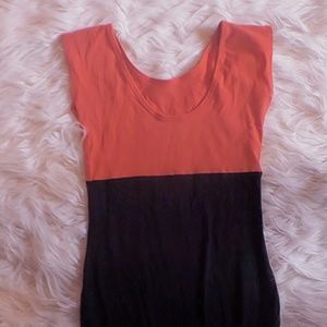 American Apparel Colorblock Bodycon Mini Dress